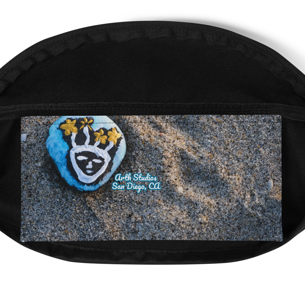 Resting Beach Face Fanny Pack