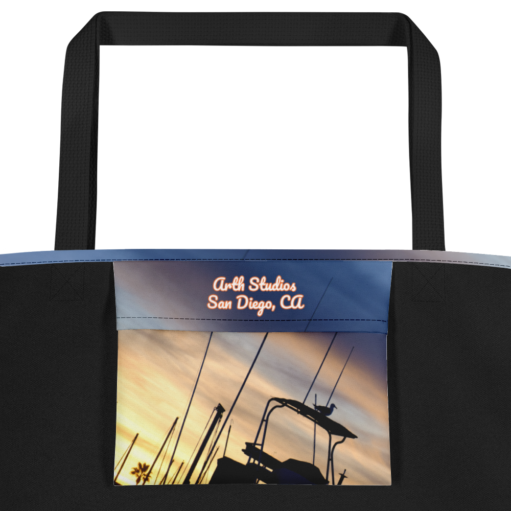 Bird and Boom Tote Bag