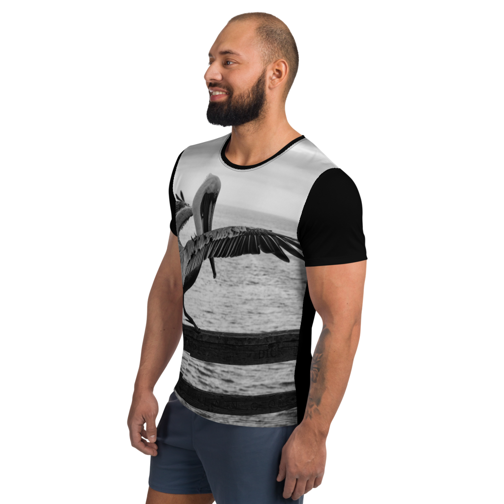 Pelican on a Pier Active T