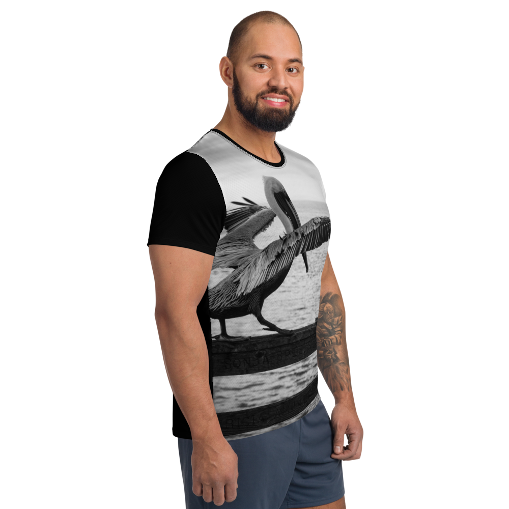 Pelican on a Pier Active T