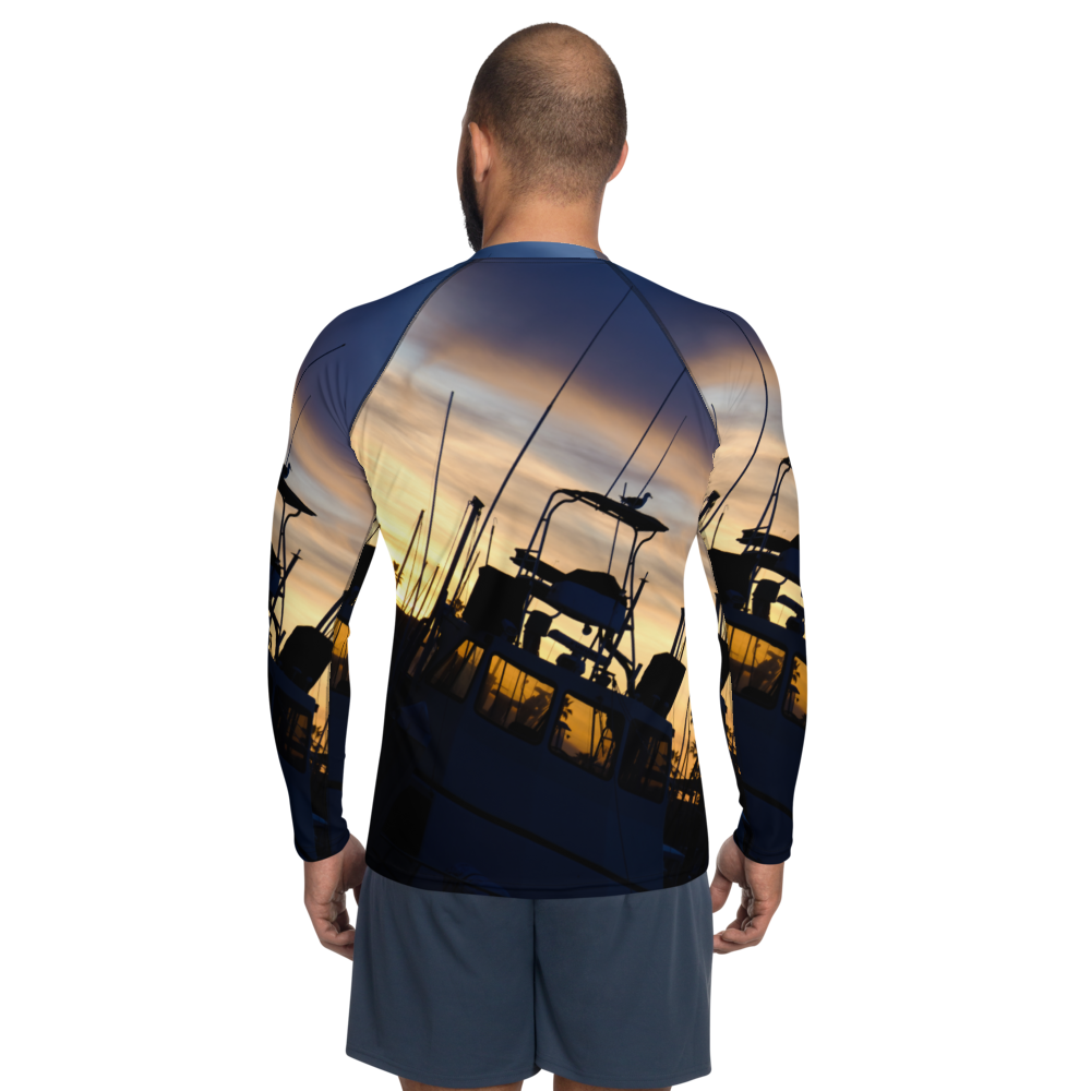 Bird on a Boat Straight Cut Rash Guard