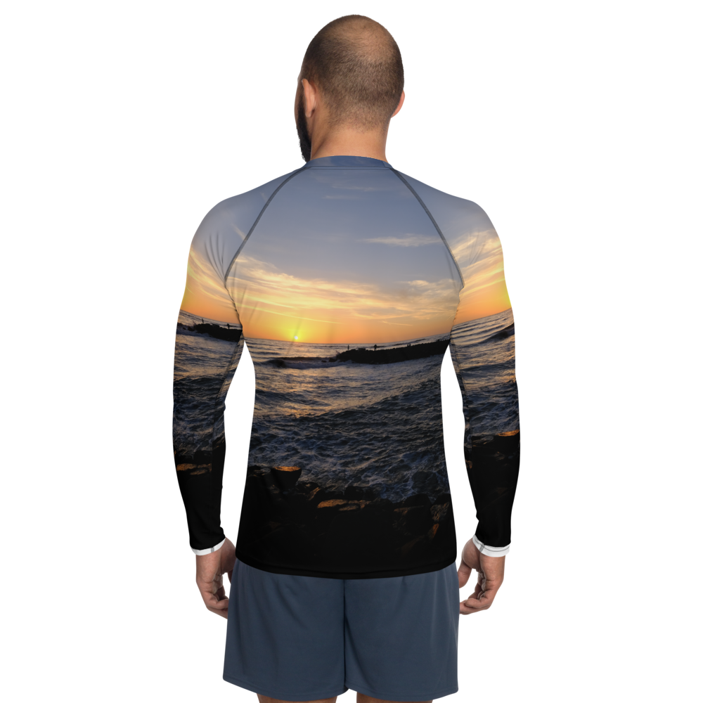 San Diego Sunset Straight Cut Rash Guard
