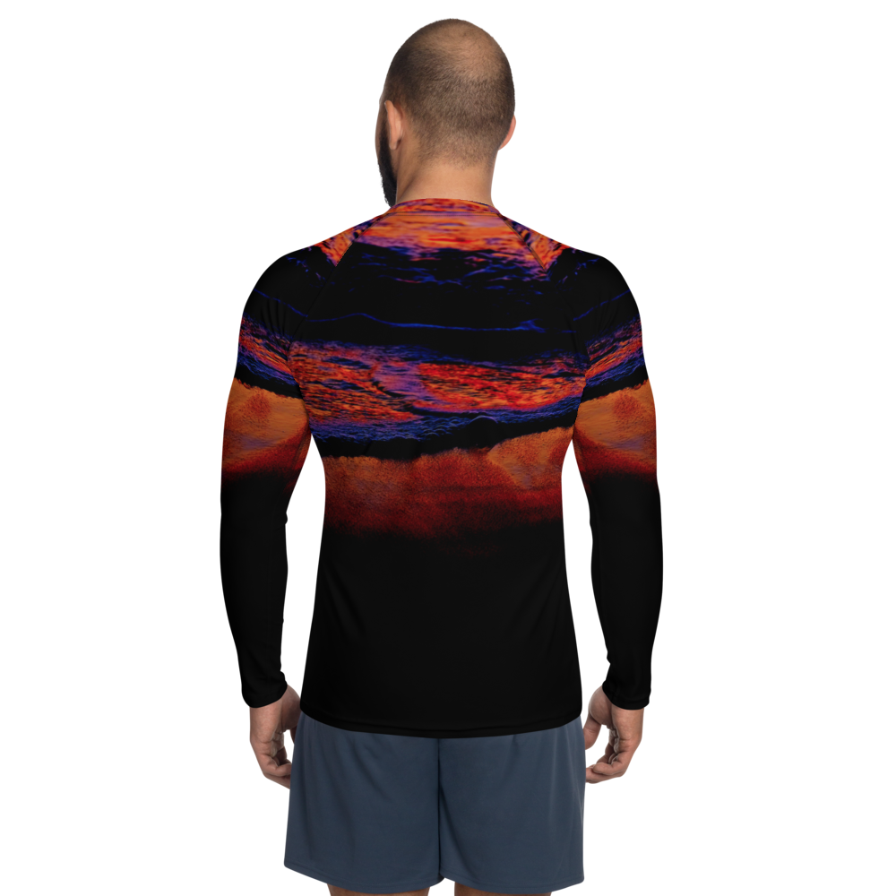 Technicolor Tide Straight Cut Rash Guard