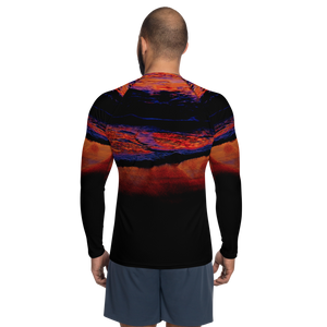 Technicolor Tide Straight Cut Rash Guard