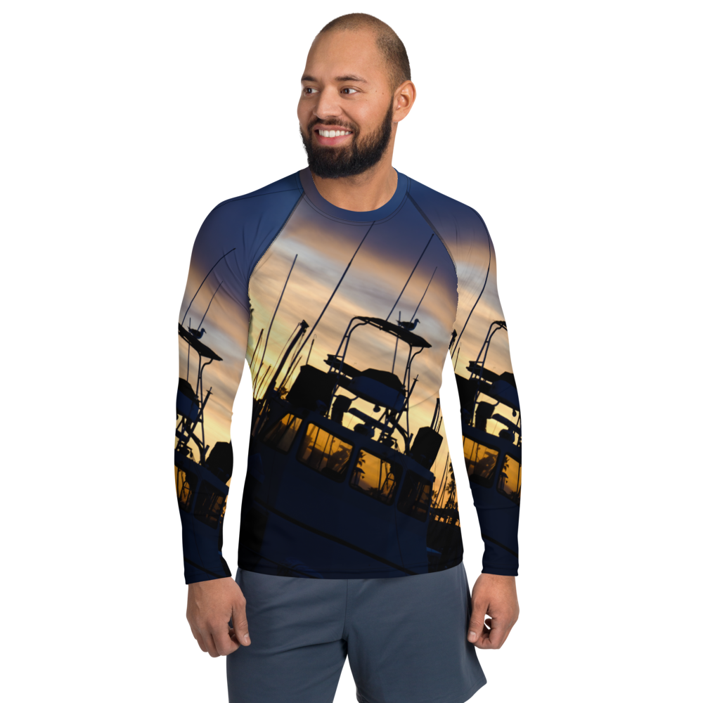 Bird on a Boat Straight Cut Rash Guard