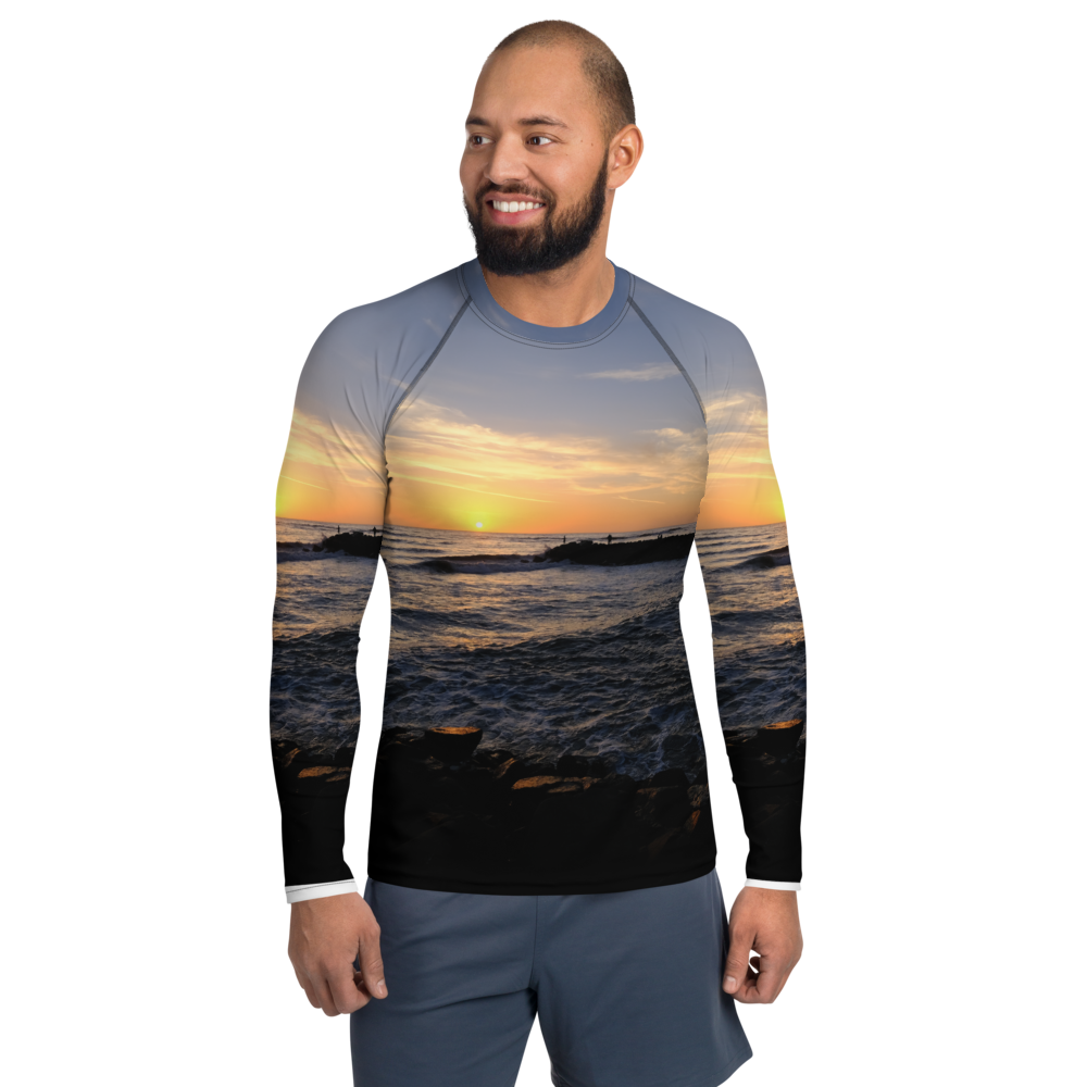 San Diego Sunset Straight Cut Rash Guard
