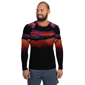 Technicolor Tide Straight Cut Rash Guard