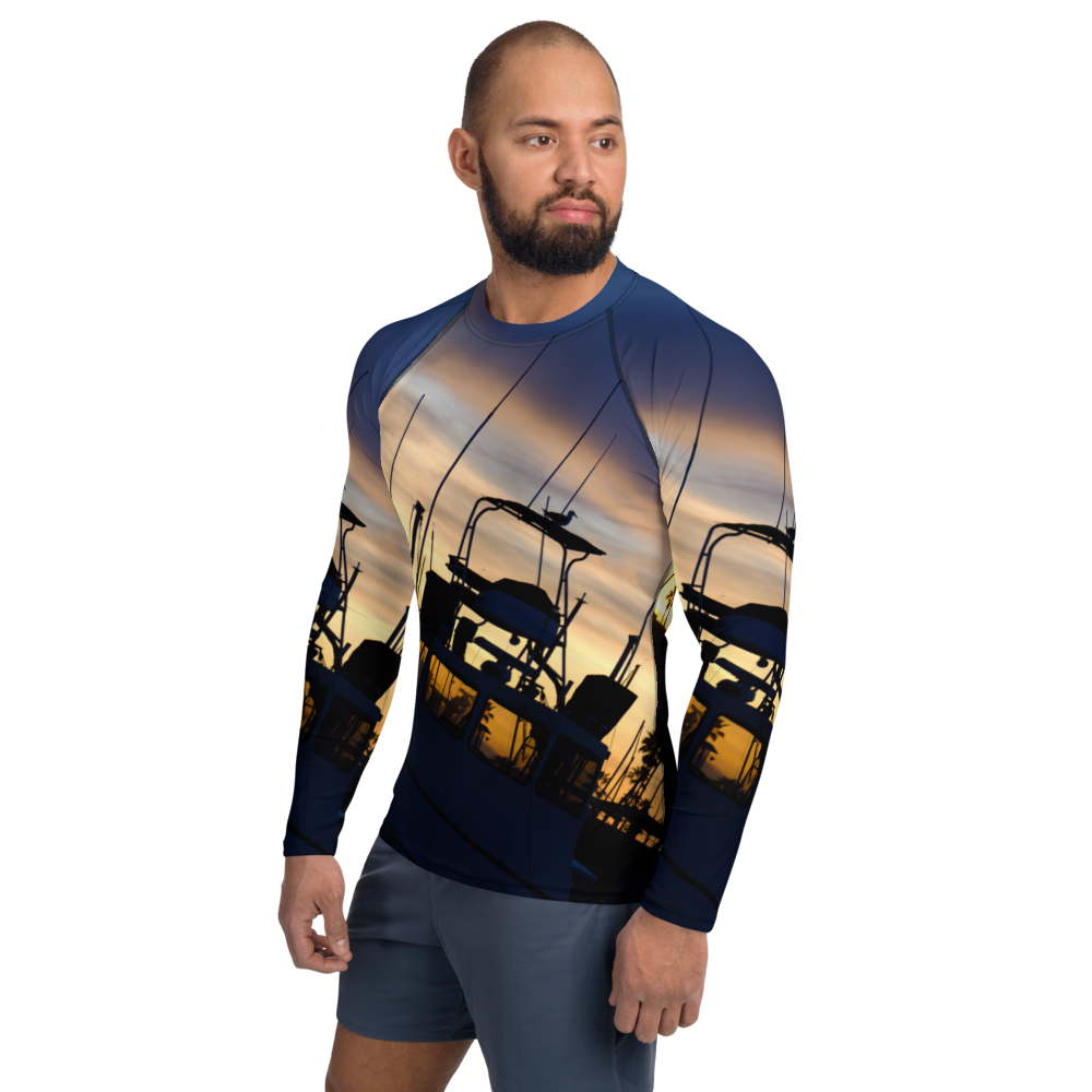 Bird on a Boat Straight Cut Rash Guard