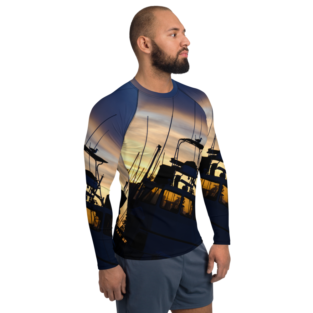 Bird on a Boat Straight Cut Rash Guard