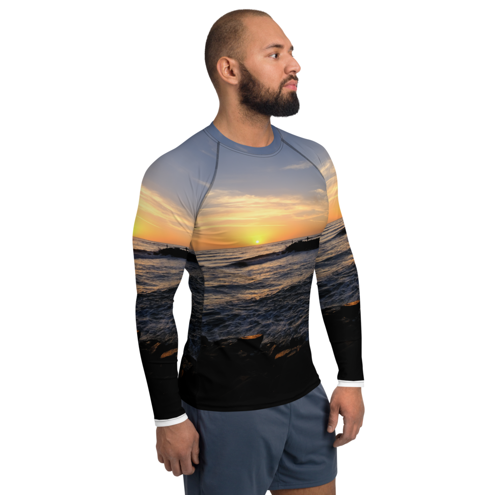 San Diego Sunset Straight Cut Rash Guard
