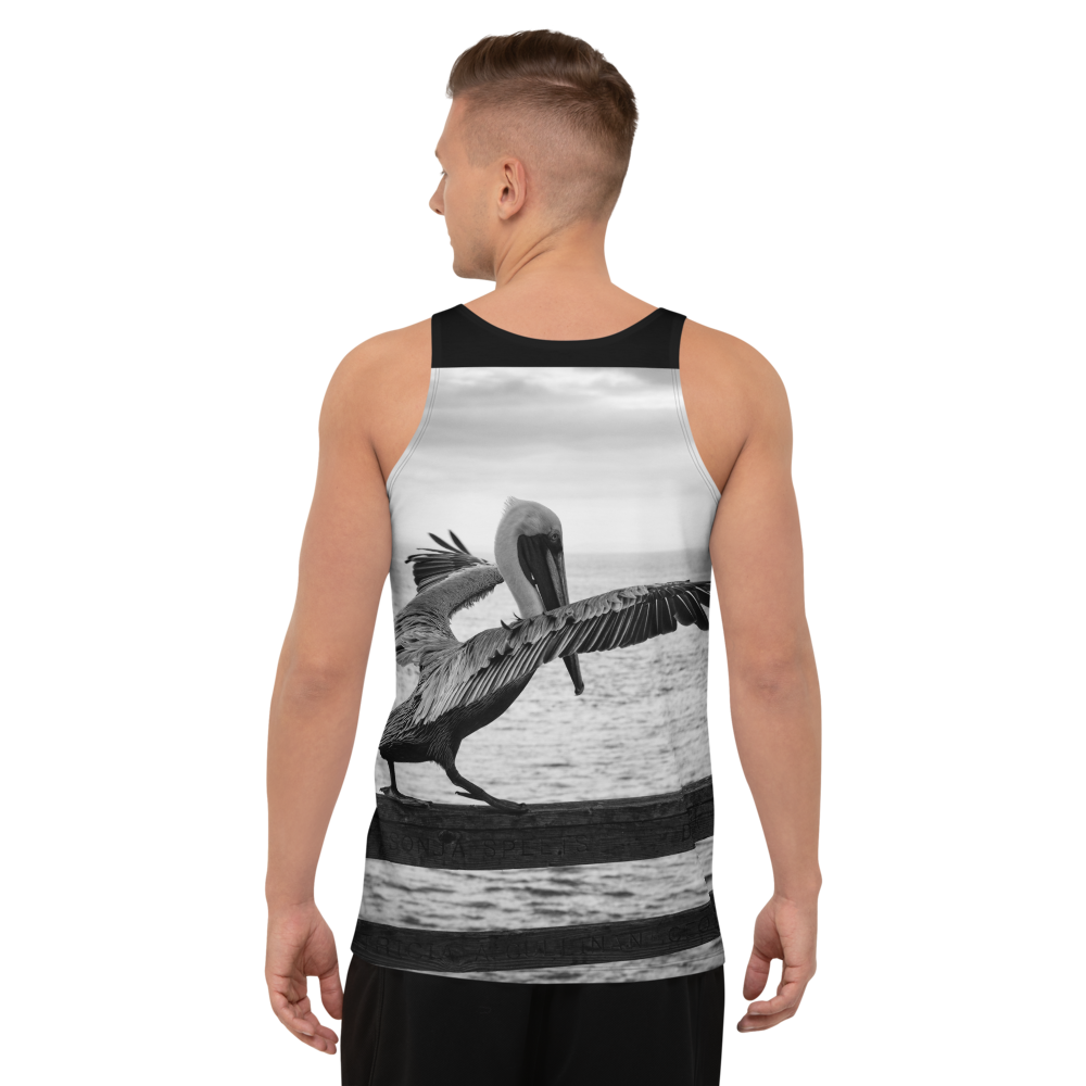 Pelican on a Pier Tank Top