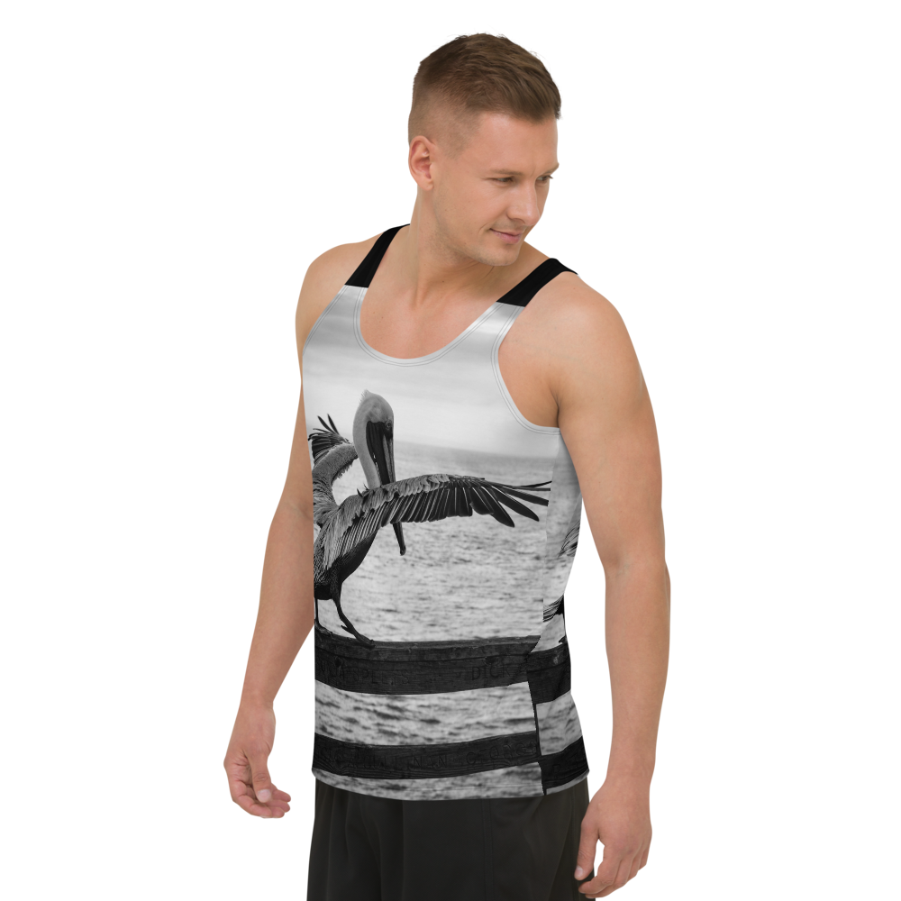 Pelican on a Pier Tank Top