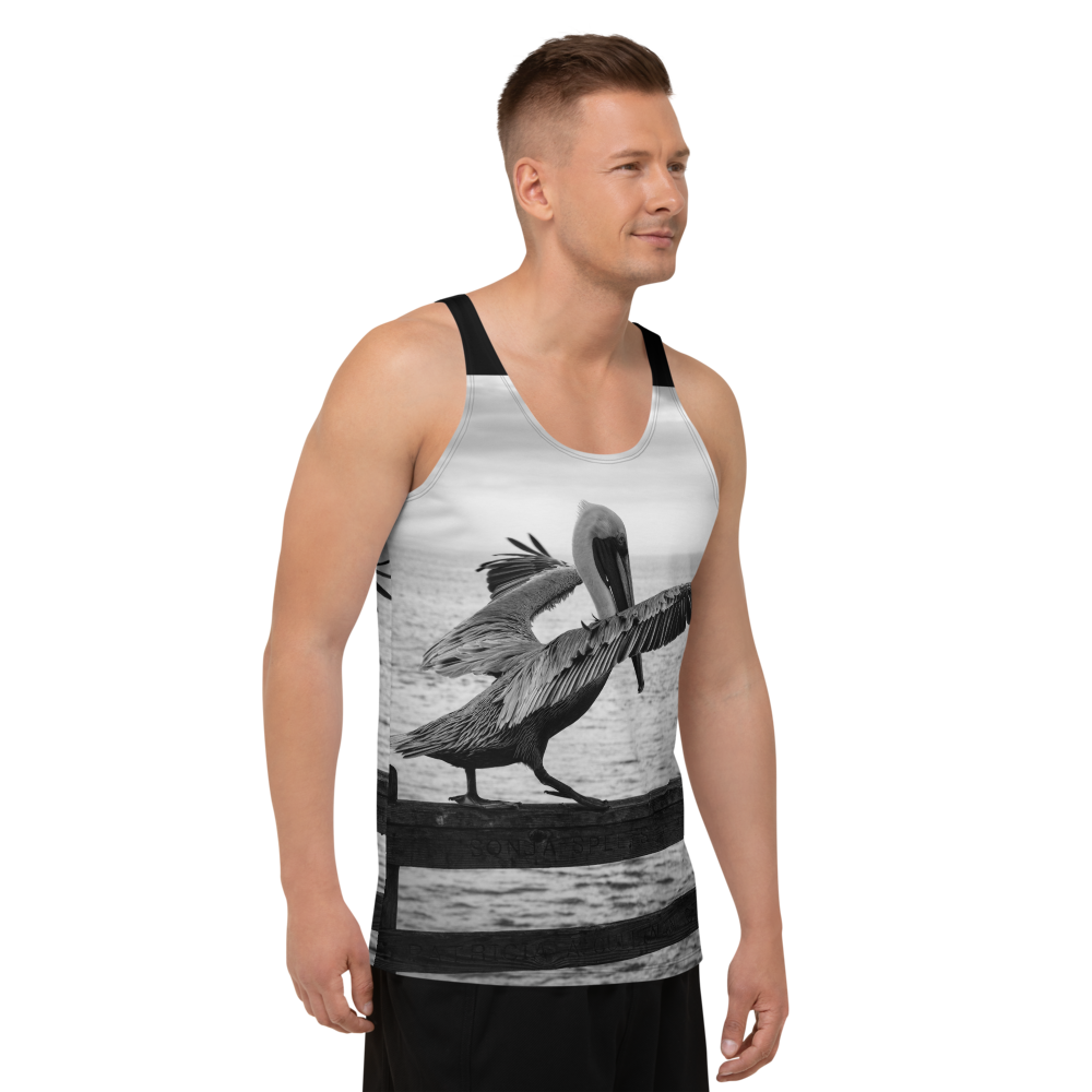 Pelican on a Pier Tank Top