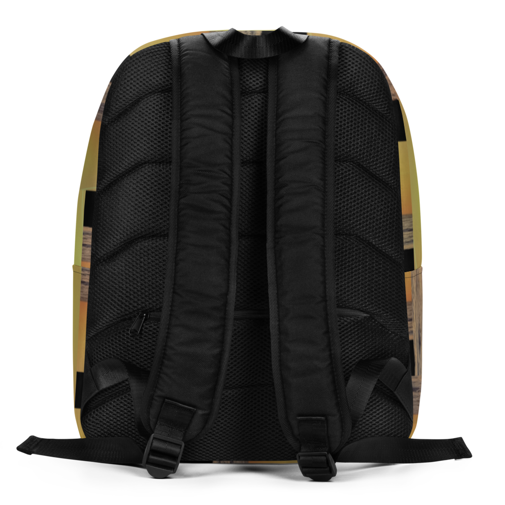 Sunset Plaid Minimalist Backpack