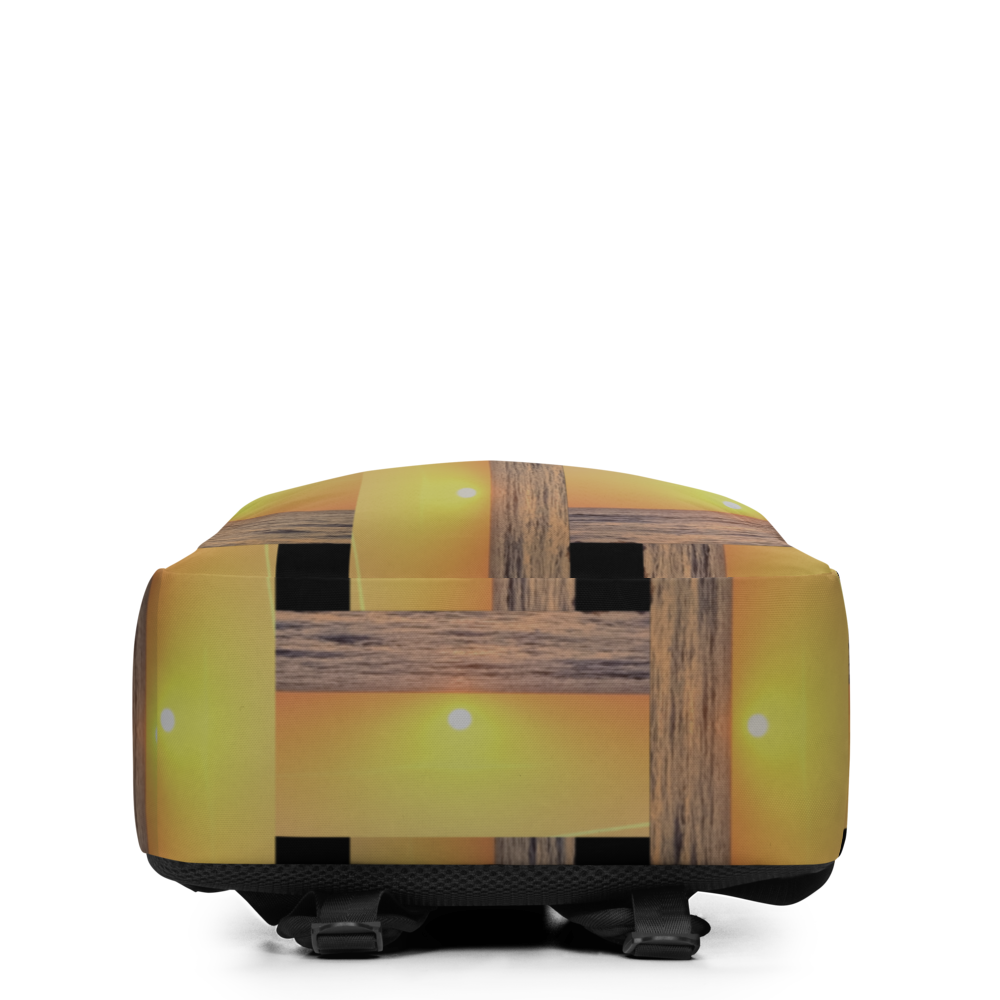 Sunset Plaid Minimalist Backpack