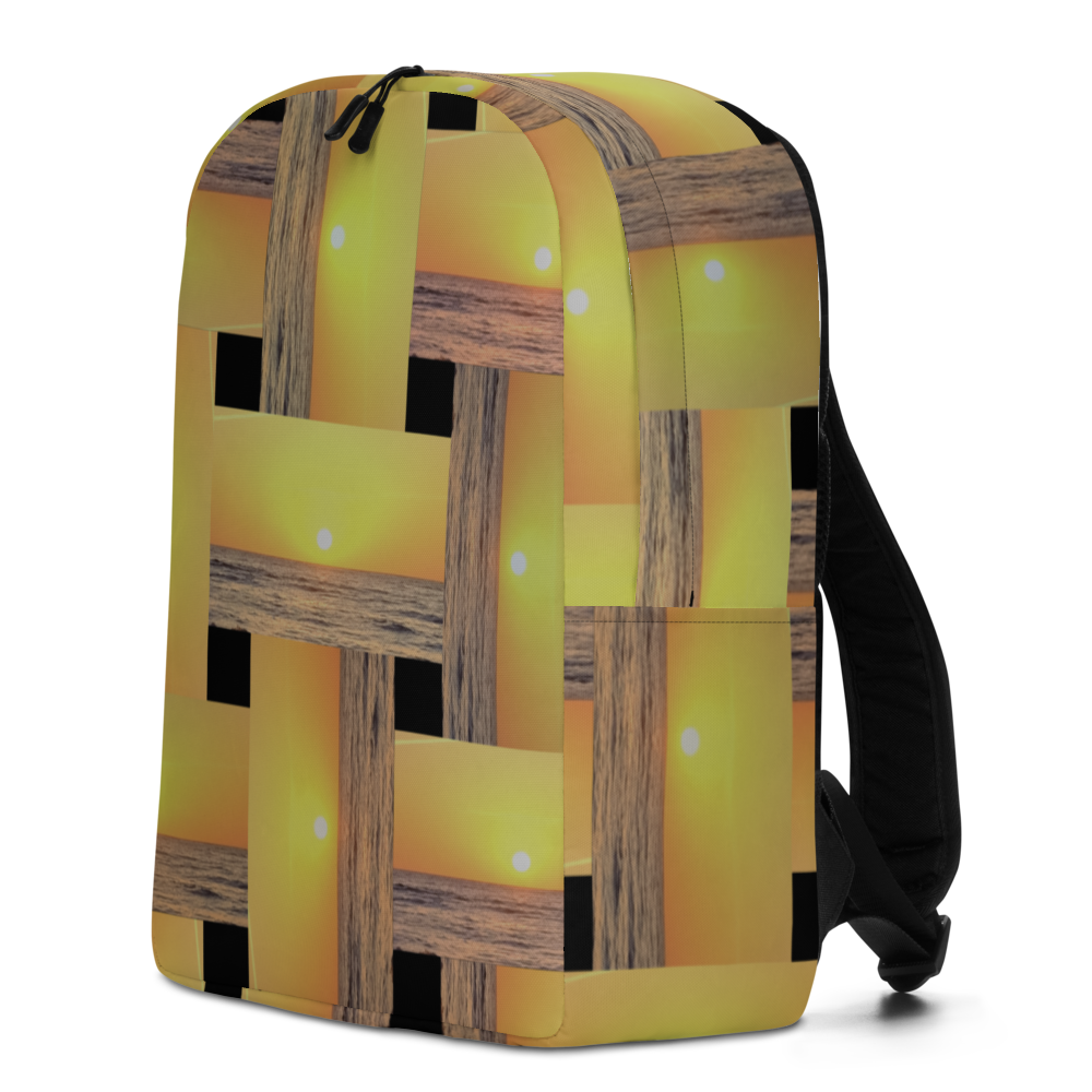 Sunset Plaid Minimalist Backpack