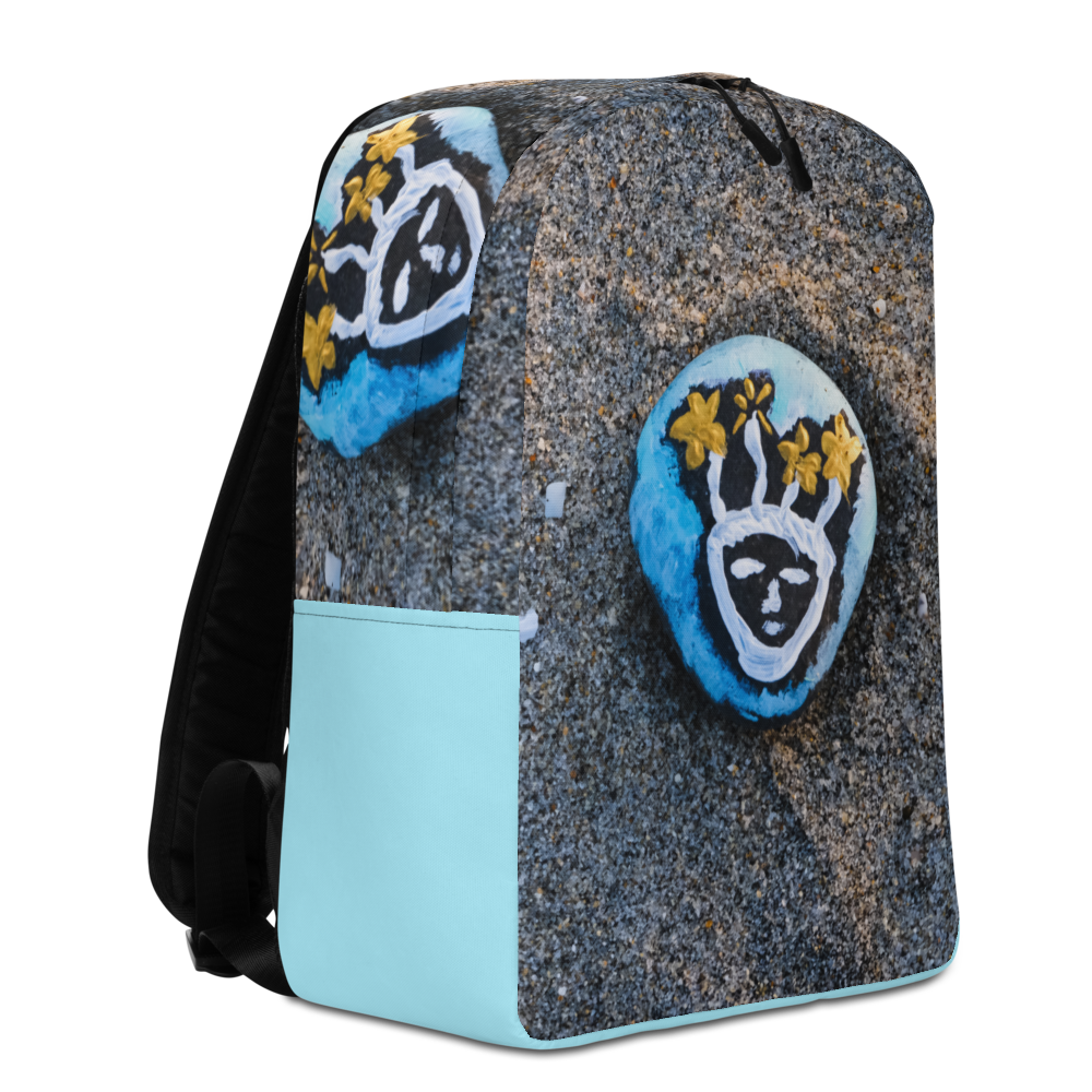 Resting Beach Face Minimalist Backpack