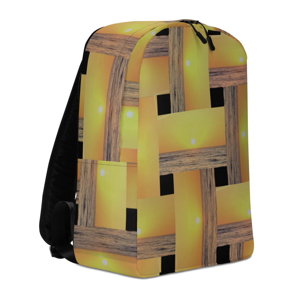 Sunset Plaid Minimalist Backpack
