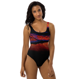Technicolor Tide One-Piece Swimsuit