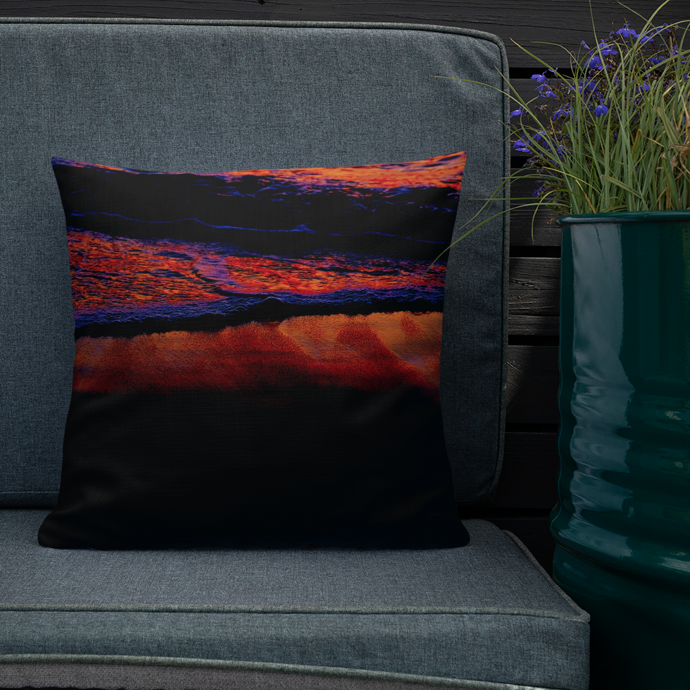 Technicolor Tide Premium Pillow