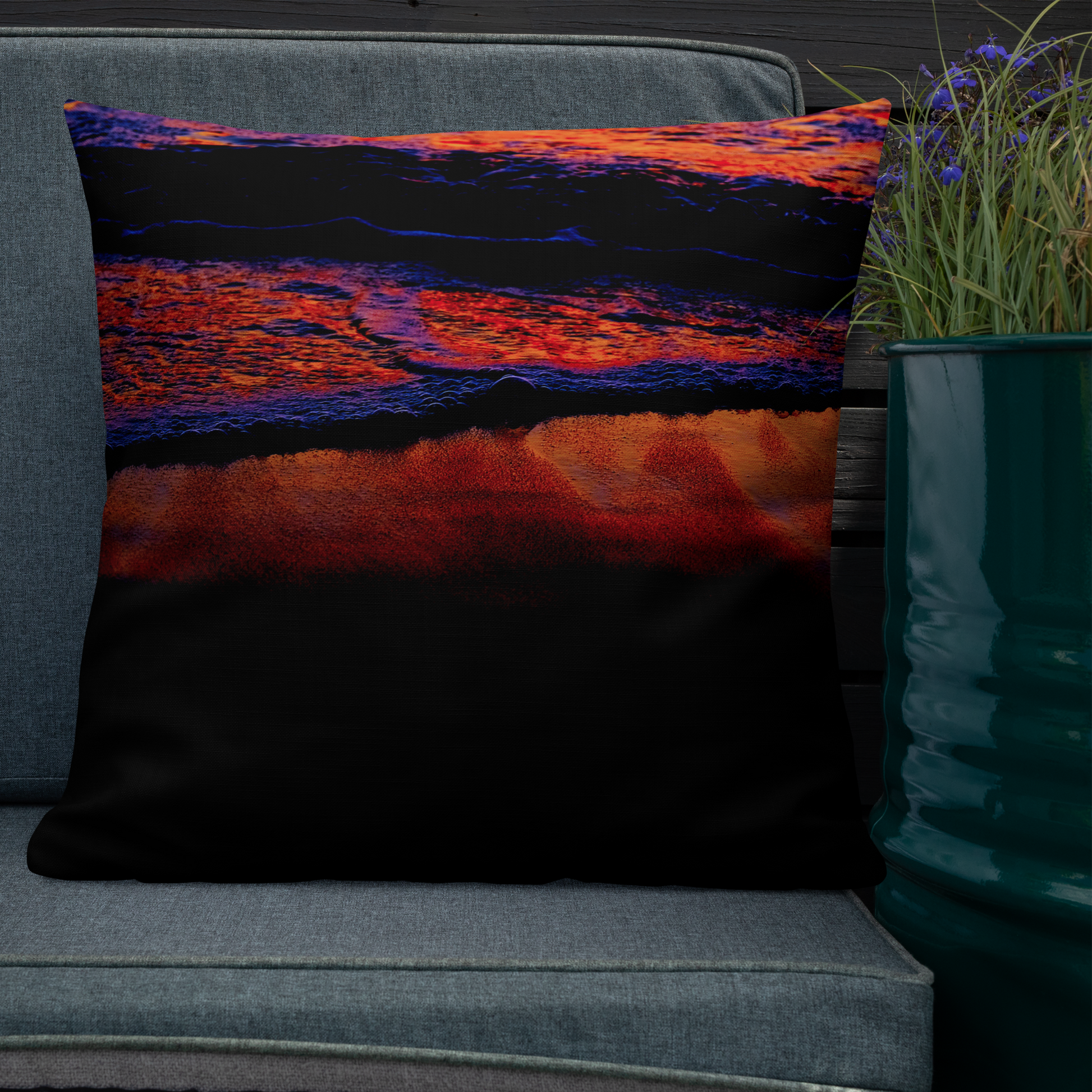 Technicolor Tide Premium Pillow