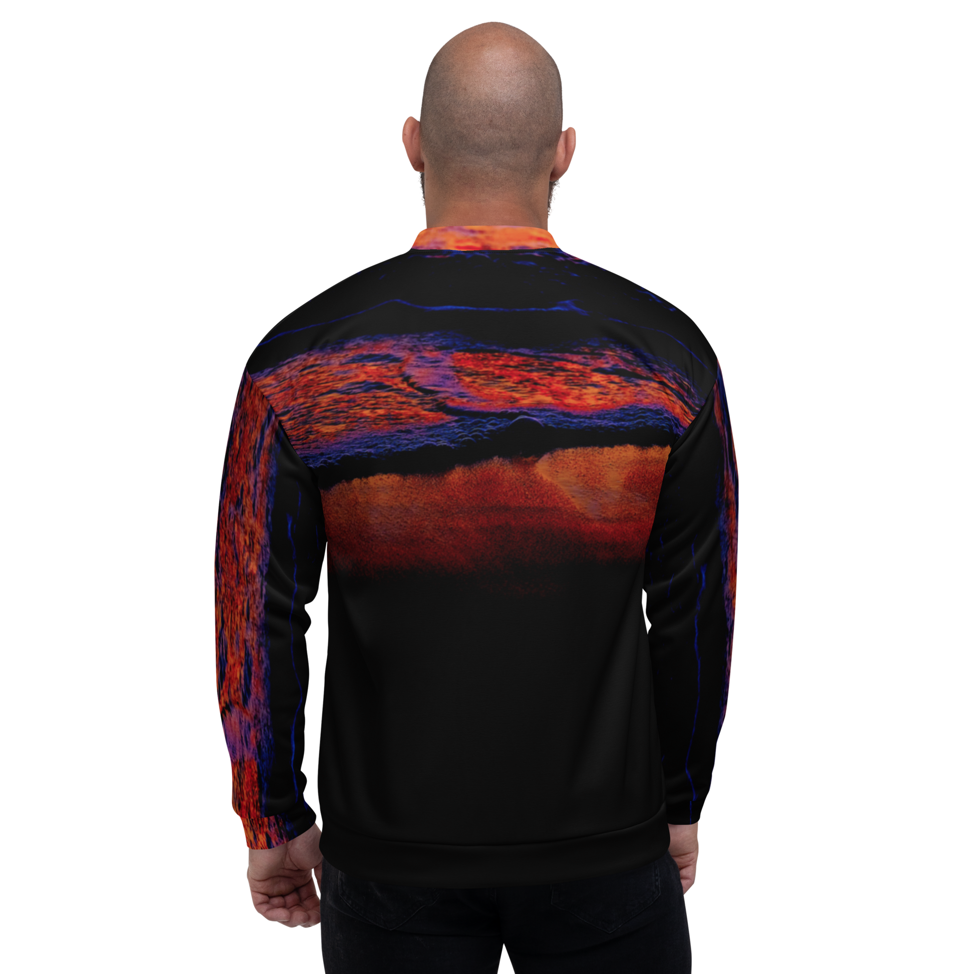 Technicolor Tide Unisex Bomber Jacket