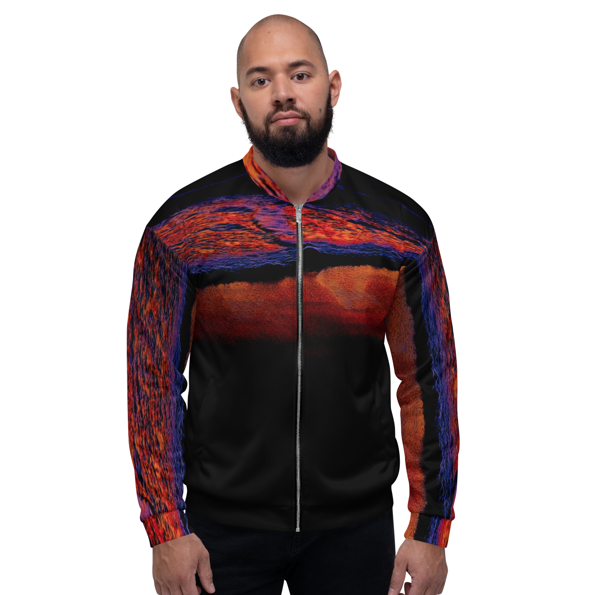 Technicolor Tide Unisex Bomber Jacket