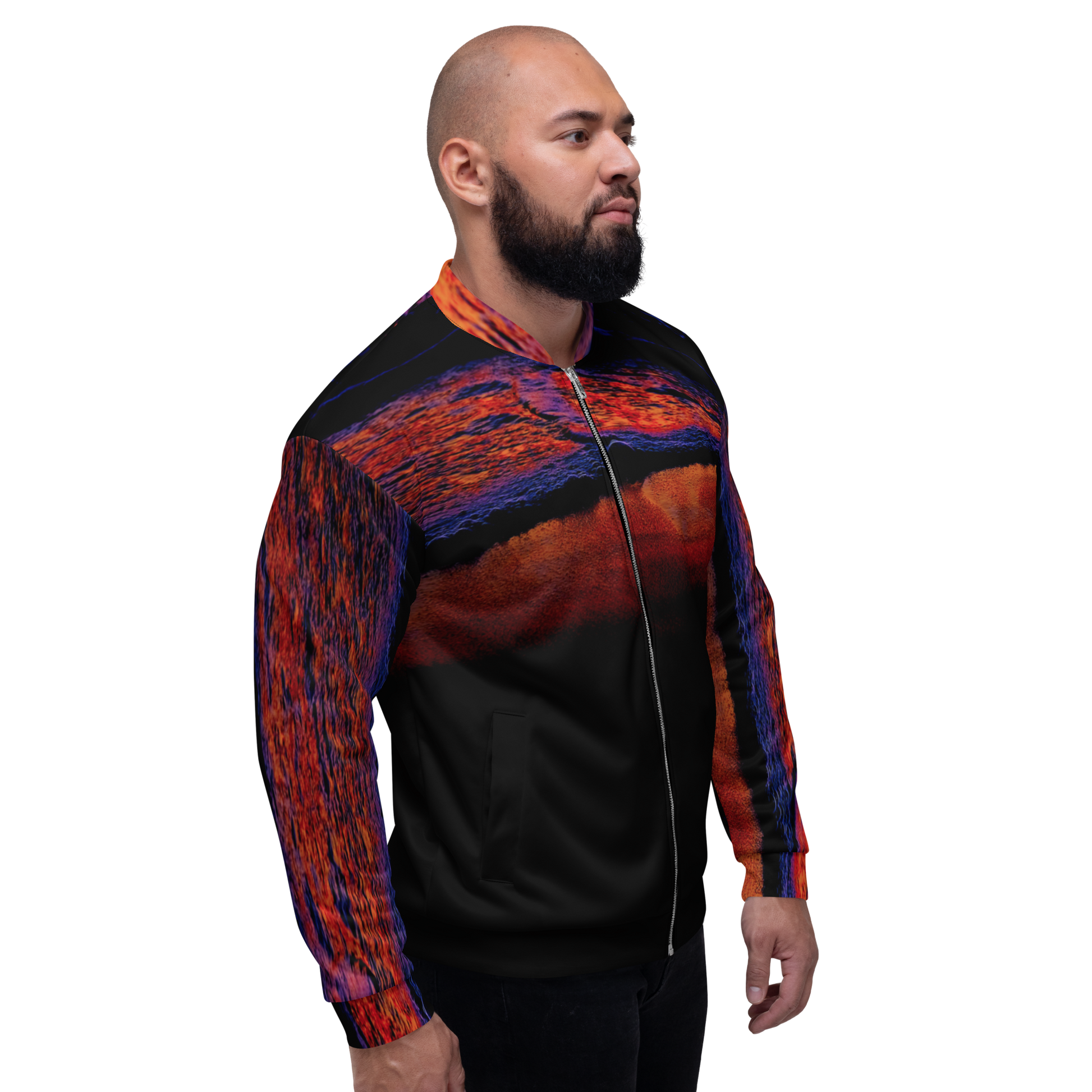 Technicolor Tide Unisex Bomber Jacket