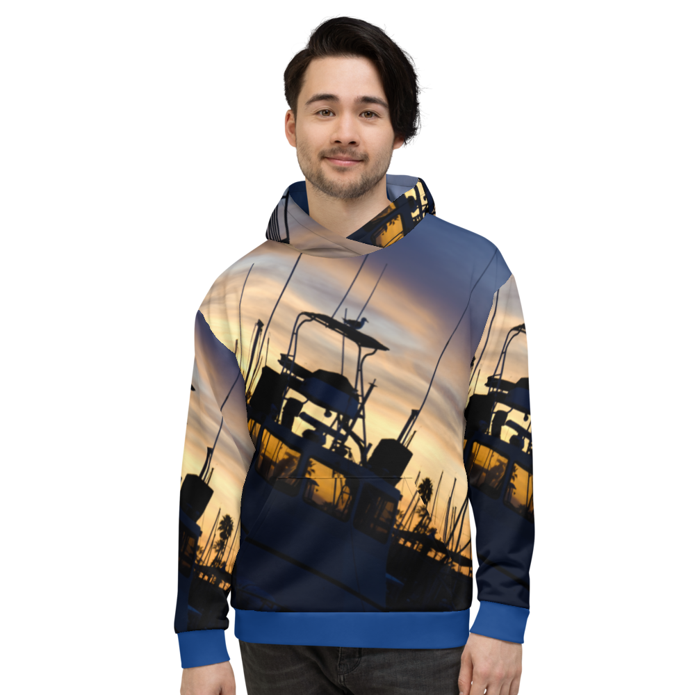 Bird on a Boat Unisex Hoodie