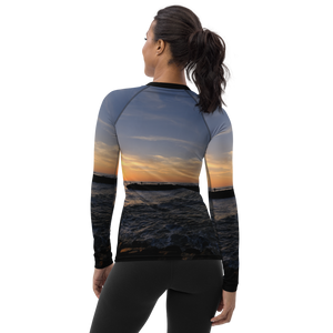 San Diego Sunset Tapered Cut Rash Guard