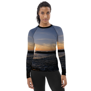 San Diego Sunset Tapered Cut Rash Guard
