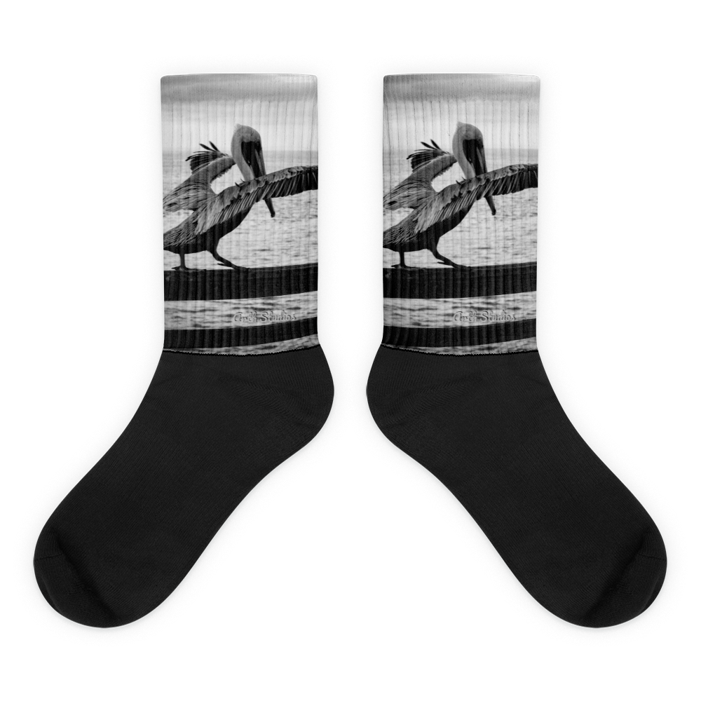 Pelican on a Pier socks