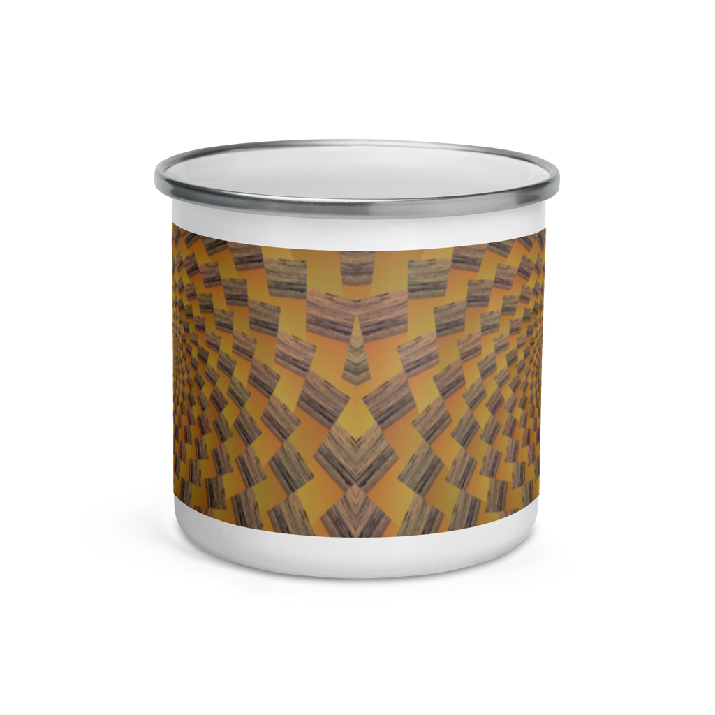 Sunset Swirl Enamel Mug