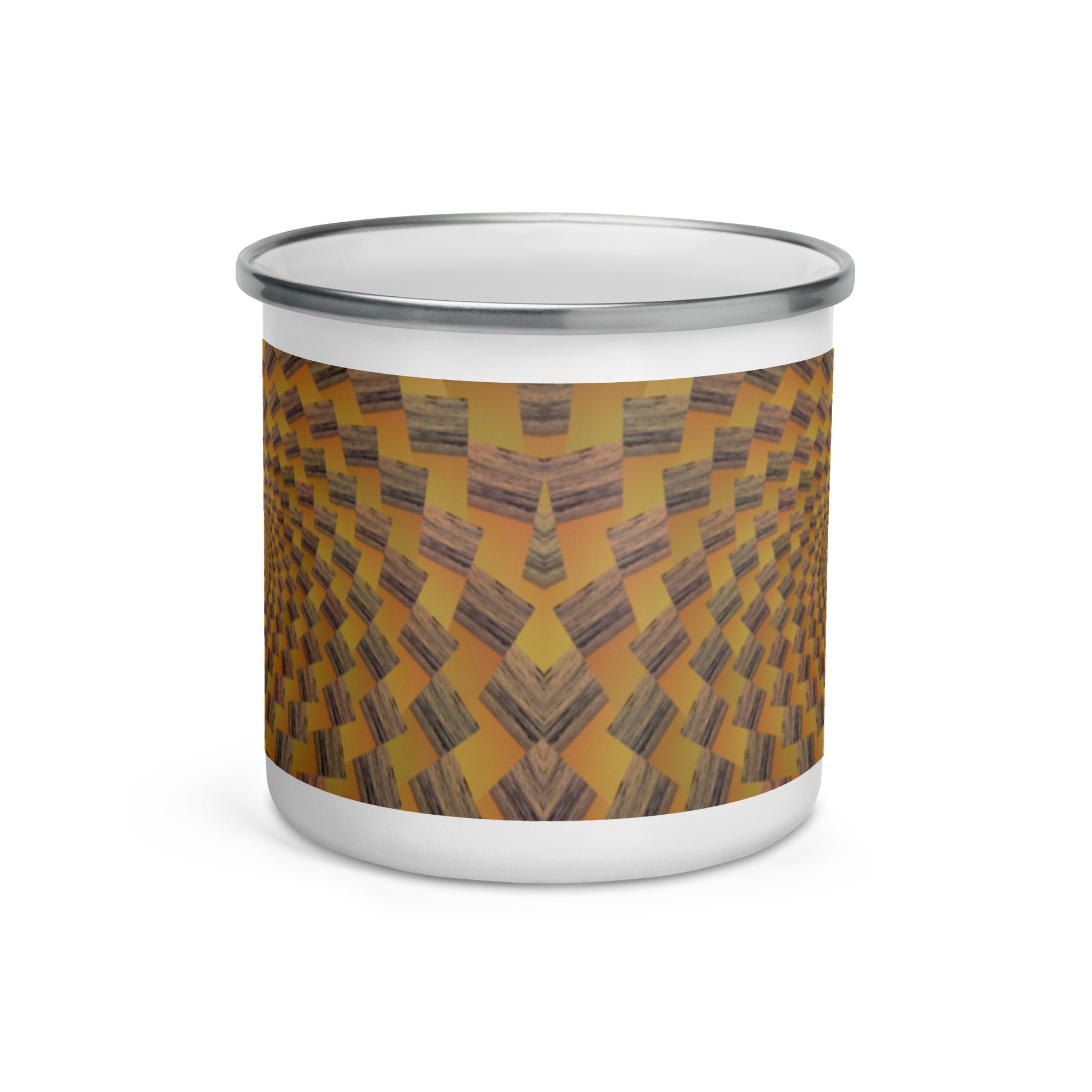 Sunset Swirl Enamel Mug