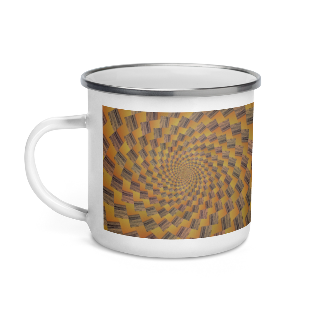Sunset Swirl Enamel Mug