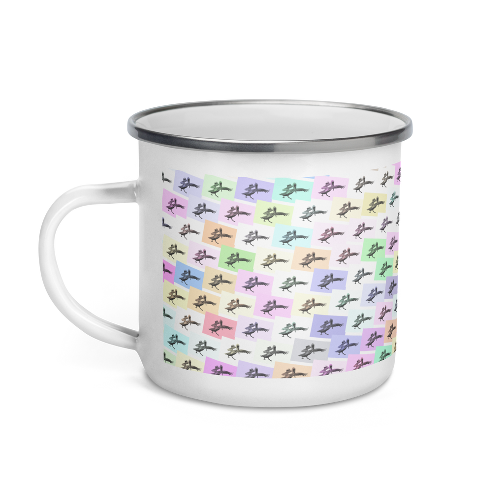 Pretty Pelicans Enamel Mug