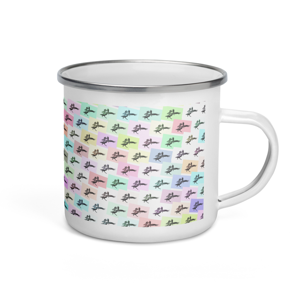 Pretty Pelicans Enamel Mug