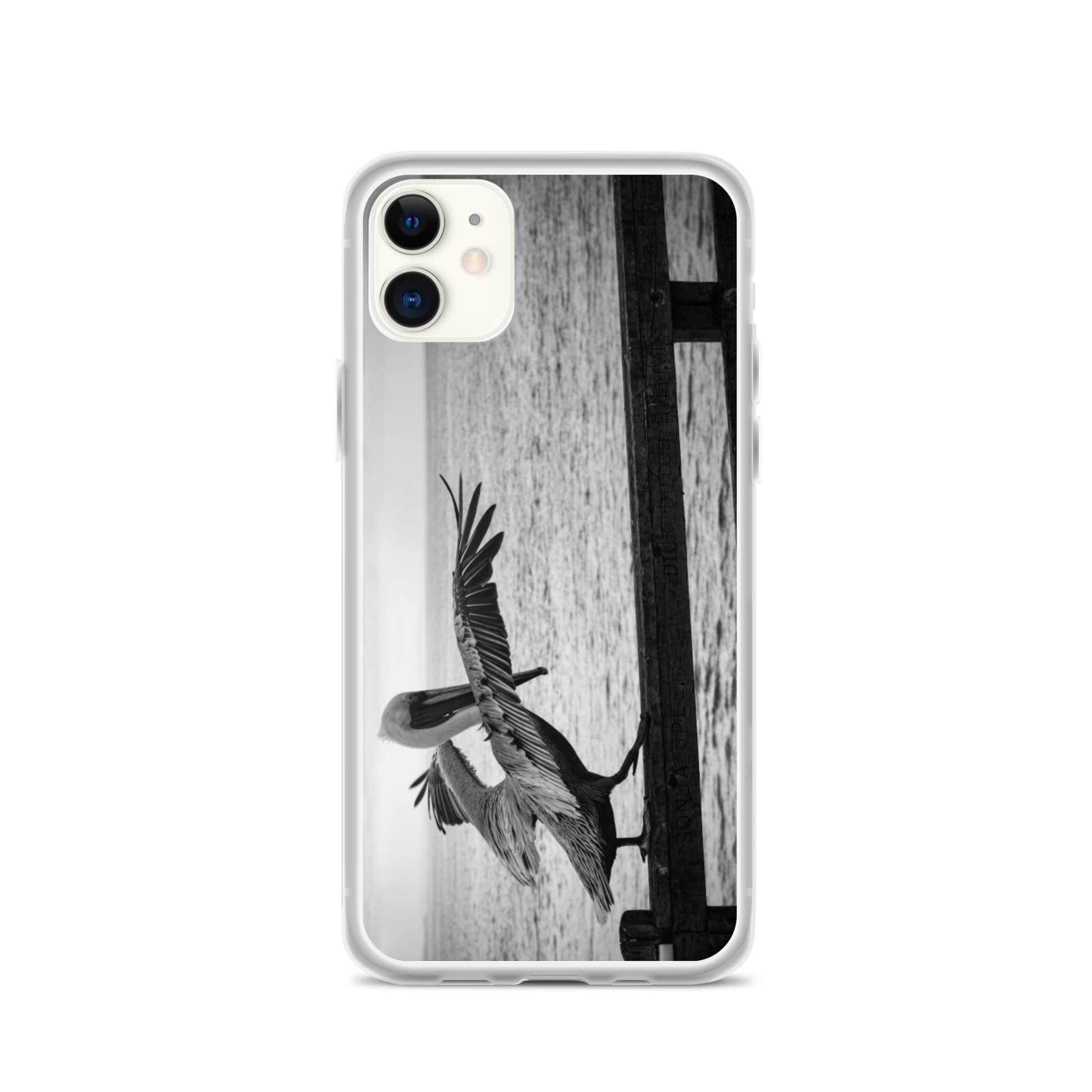 Pelican on a Pier iPhone Case