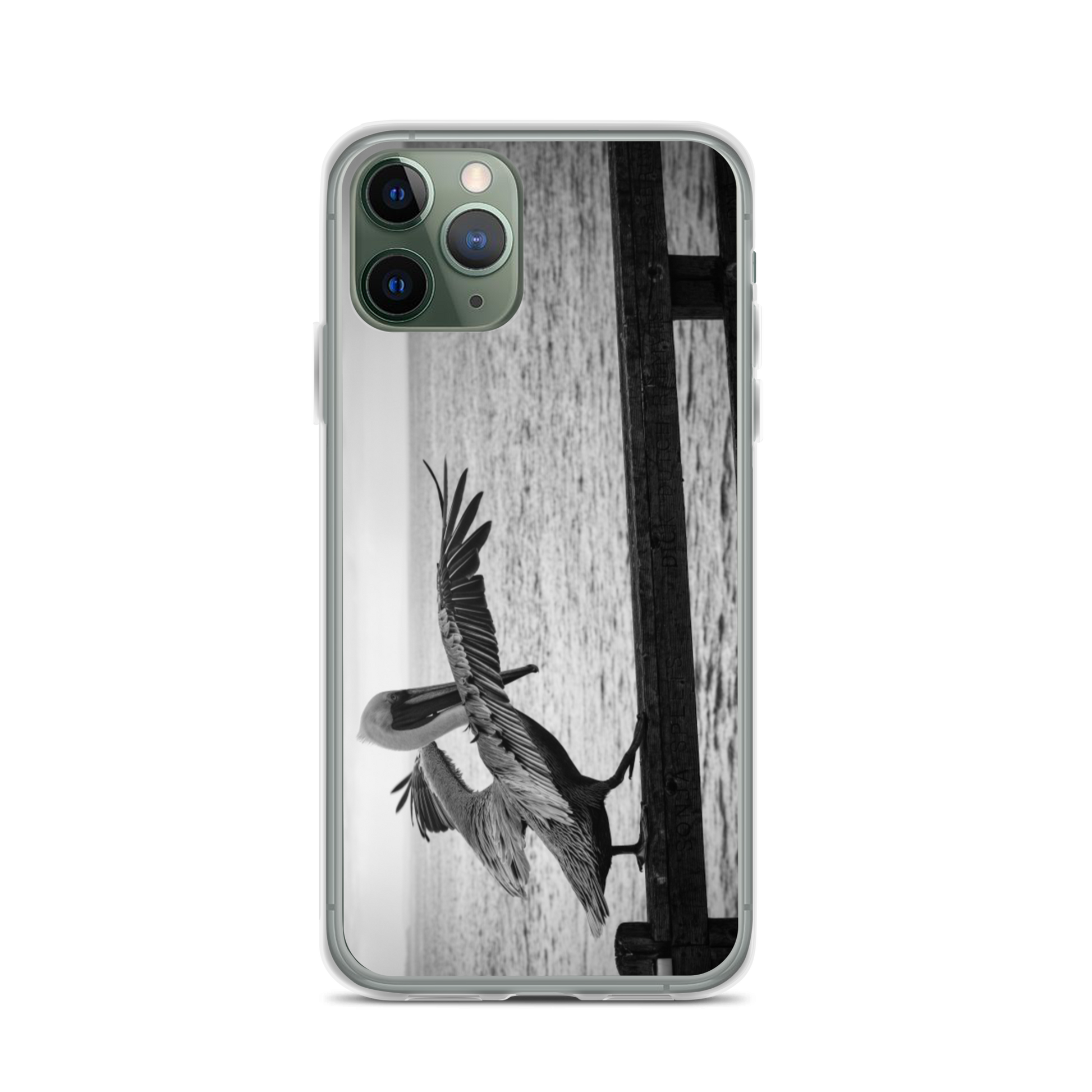 Pelican on a Pier iPhone Case