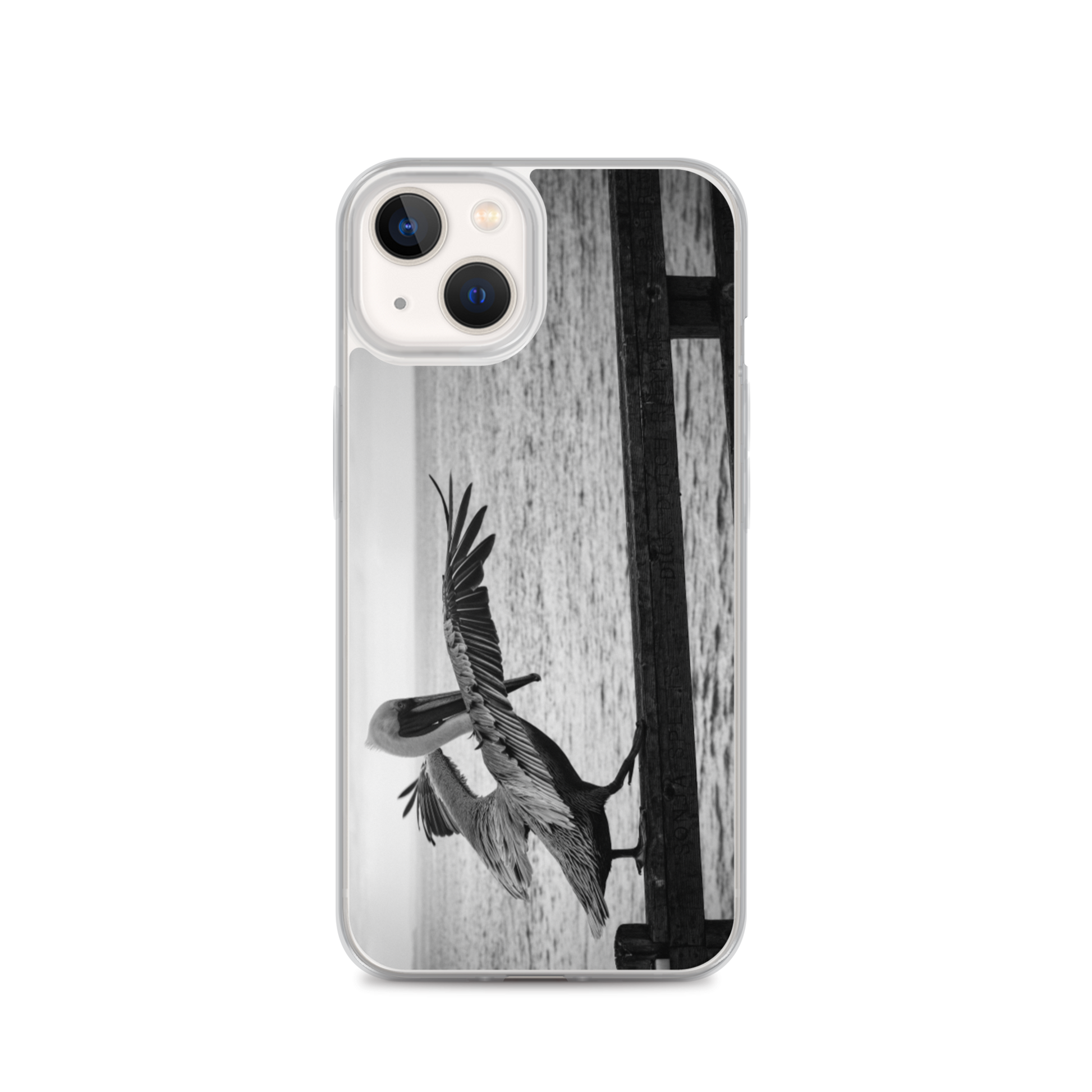 Pelican on a Pier iPhone Case