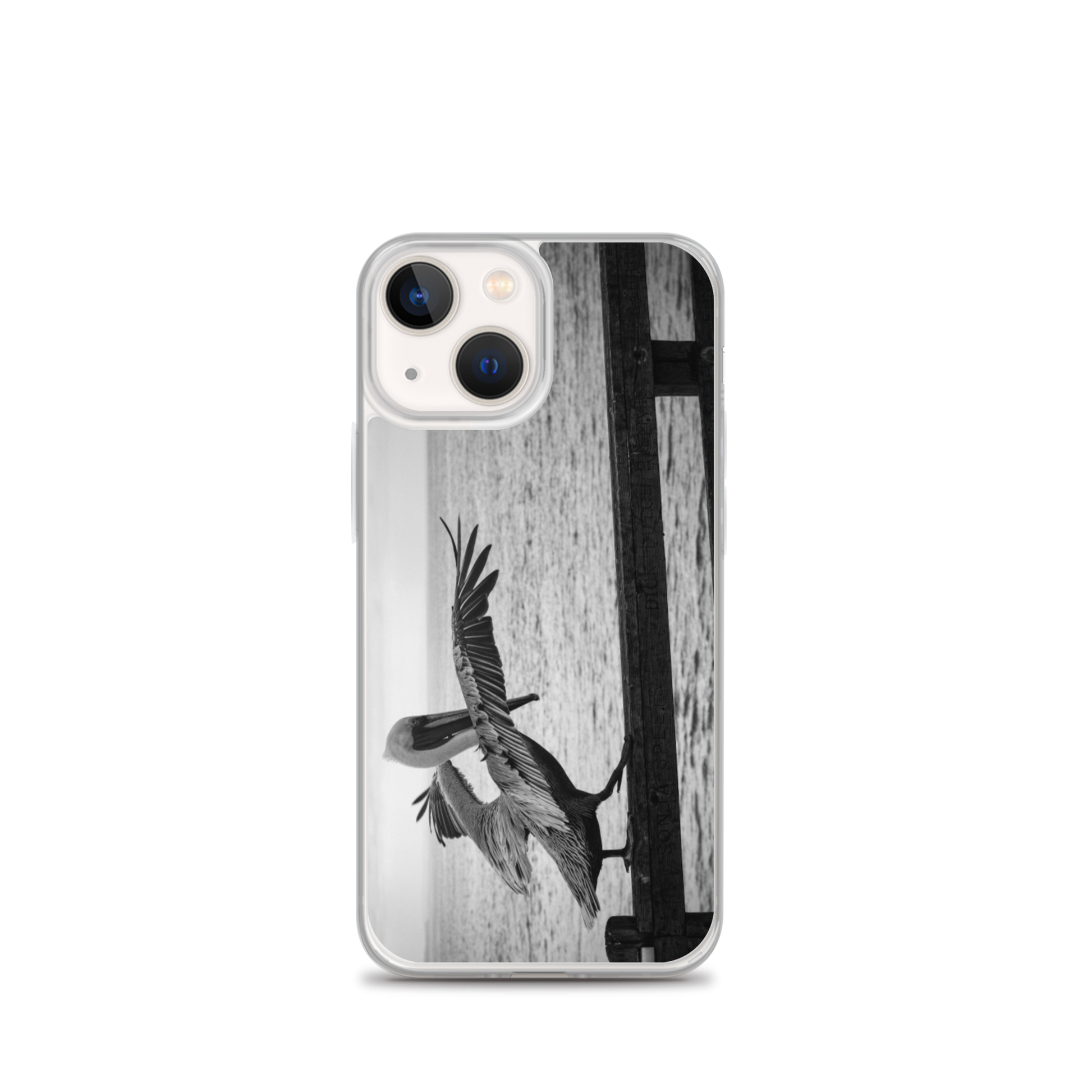 Pelican on a Pier iPhone Case