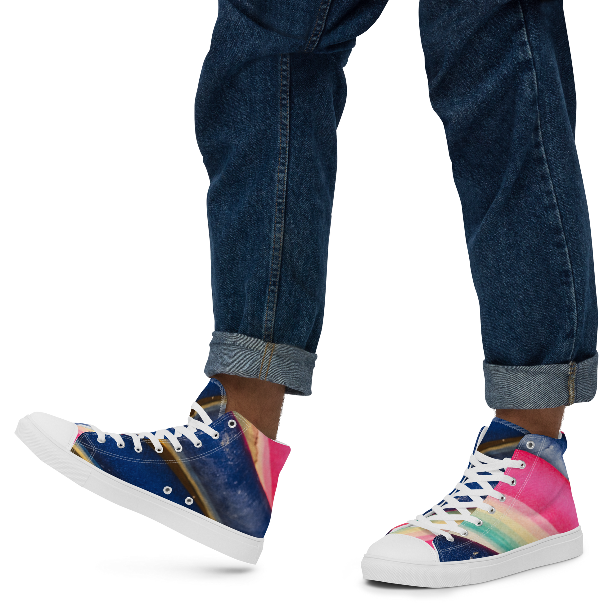 Surf's Up! men’s high top canvas shoes