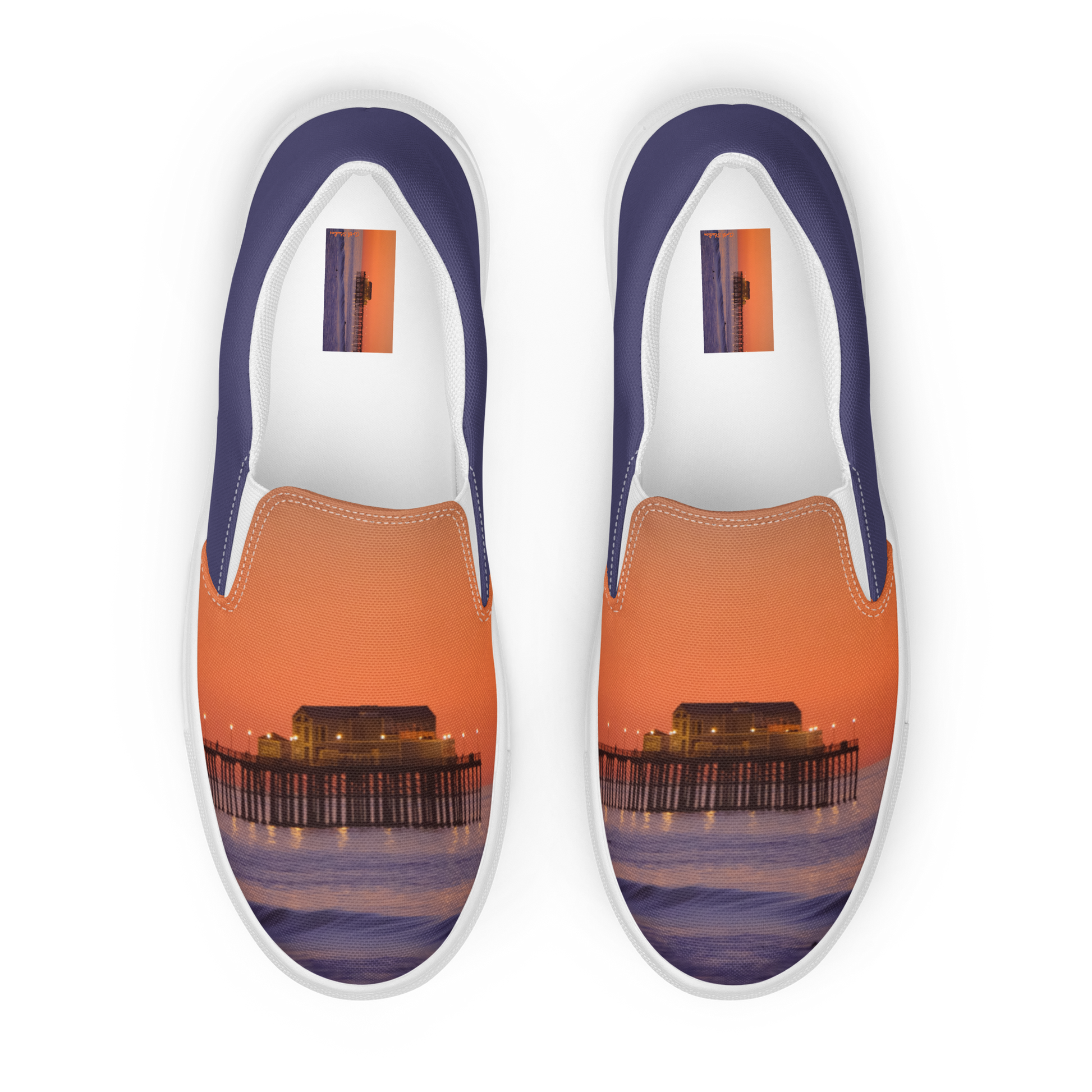 Sunset Pier men’s slip-on canvas shoes