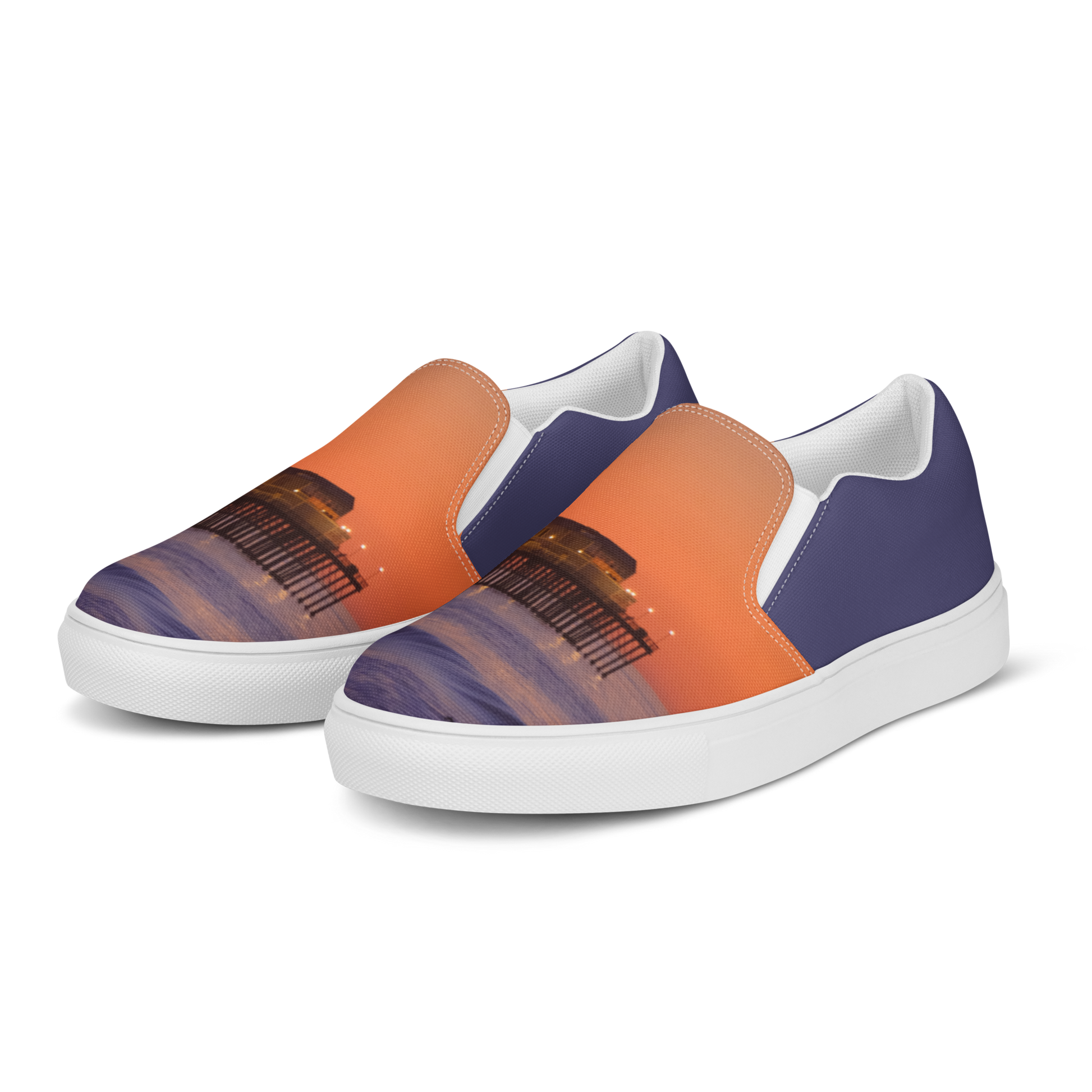 Sunset Pier men’s slip-on canvas shoes