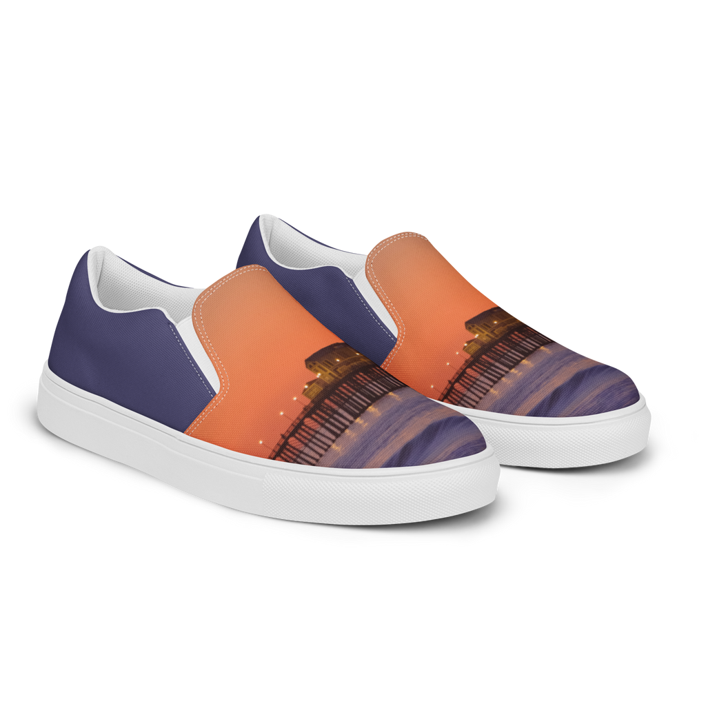 Sunset Pier men’s slip-on canvas shoes