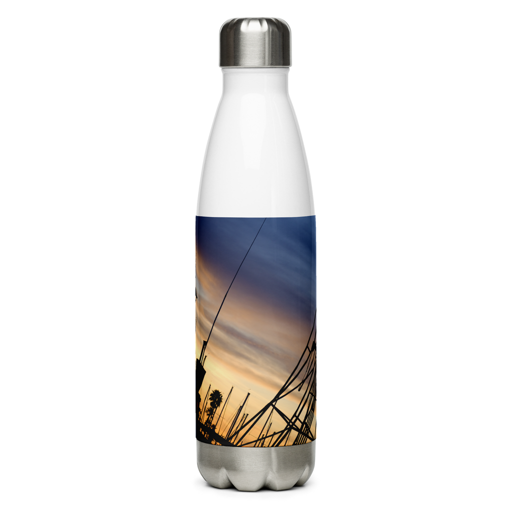 Bird on a Boat Stainless Steel Water Bottle
