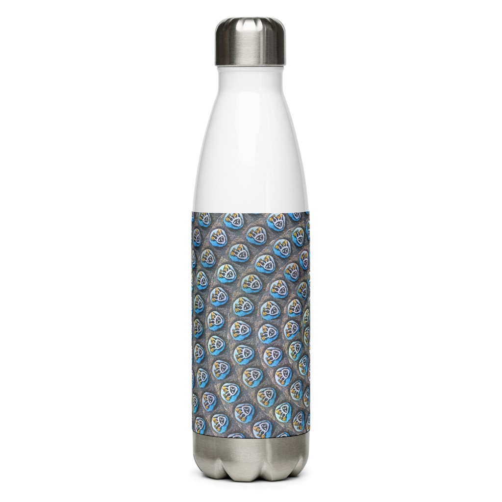 Swirling Beach Face Stainless Steel Water Bottle