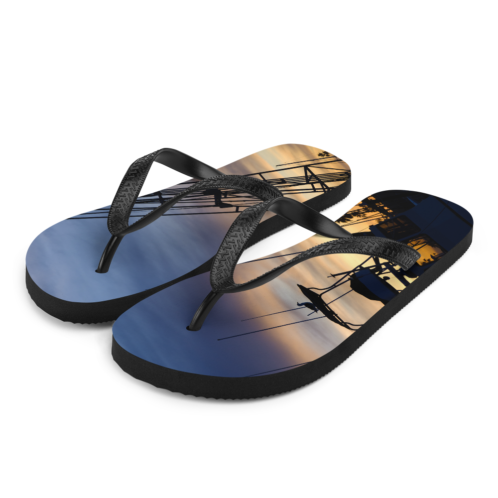 Bird on a Boat Flip-Flops