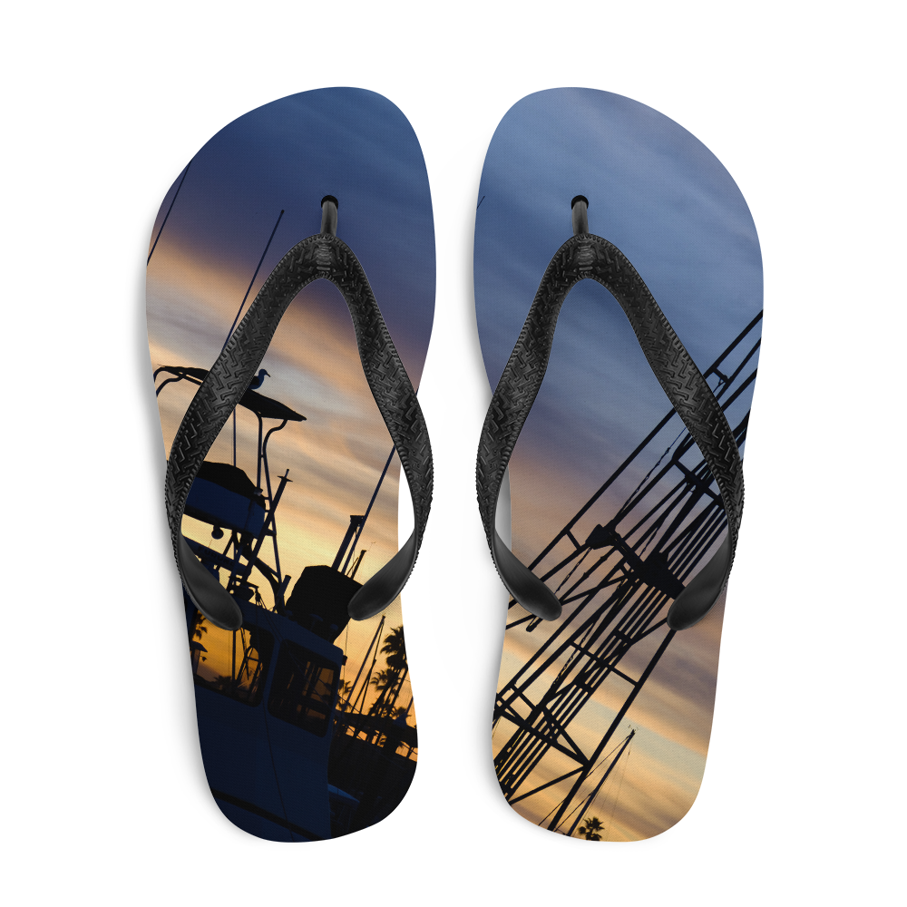 Bird on a Boat Flip-Flops
