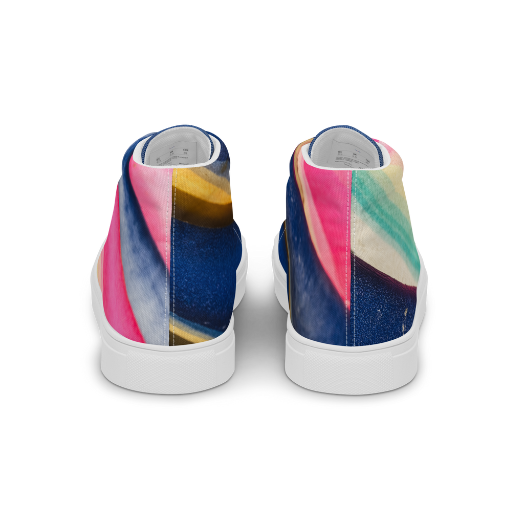 Surf's Up! women’s high top canvas shoes
